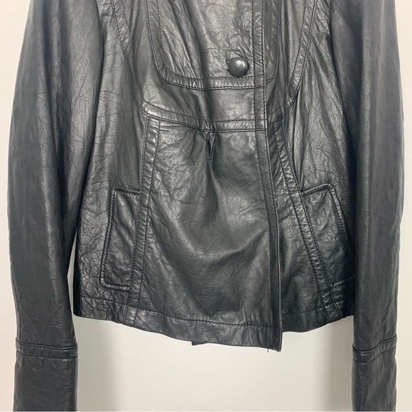 ONLY Limitless Garnet Leather Jacket - Picture 11 of 16